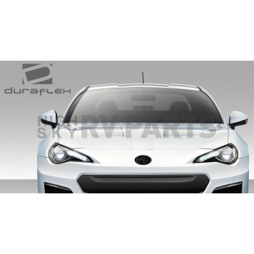 Extreme Dimensions Hood - Primered Fiberglass Black - 109105