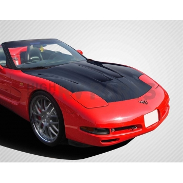 Extreme Dimensions Hood - Gloss Carbon Fiber Black - 108911