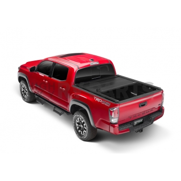 Retrax Tonneau Cover Hard Manual Retractable Black Matte Aluminum - T80811-2