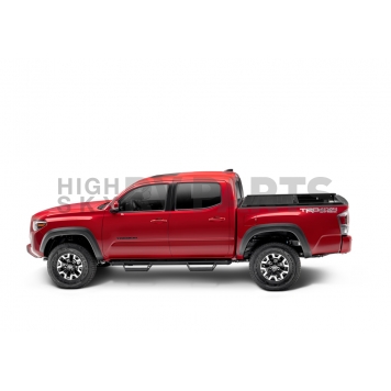 Retrax Tonneau Cover Hard Manual Retractable Black Matte Aluminum - T80811-5