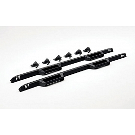N-Fab Nerf Bar Black Steel Angular - EXD20MCTX