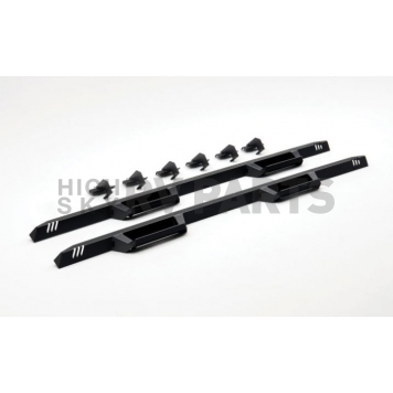 N-Fab Nerf Bar Black Steel Angular - EXD20MCTX-1