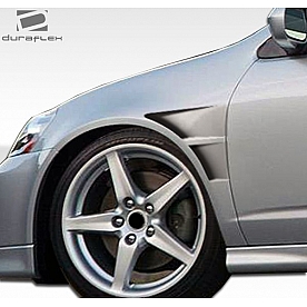 Extreme Dimensions Fender - Fiberglass Black Primered Set Of 2 - 105716
