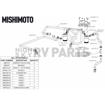 Mishimoto Catch Can - MMBCC-F27T-18-5