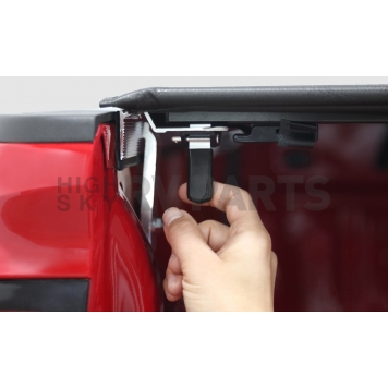 Access Covers Soft Rolling-Up Tonneau Cover Black Vinyl - 22010369-5