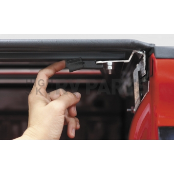 Access Covers Soft Rolling-Up Tonneau Cover Black Vinyl - 22010369-6