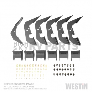 Westin Automotive Nerf Bar 6 Inch Black Powder Coated Aluminum - 28-71085-7