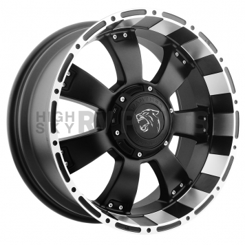 Ballistic Wheels Series 815 - 20 x 9 Black With Natural Accents - 815290267+00FBLM