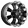 Ballistic Wheels Series 815 - 20 x 9 Black With Natural Accents - 815290267+00FBLM