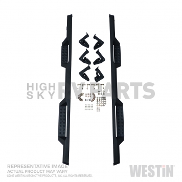 Westin Automotive Nerf Bar 3 Inch Black Powder Coated Steel - 56-13945-8