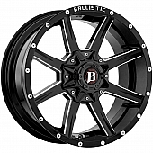 Ballistic Wheels 956 Razorback - 20 x 9&nbsp;Gloss Black With Natural Accents - 956290267+12GBX