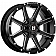 Ballistic Wheels 956 Razorback - 20 x 9 Gloss Black With Natural Accents - 956290267+12GBX
