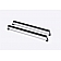 Putco Bed Cargo Rack Crossbar 65 Inch Front/ 63-1/2 Inch Rear Aluminum Black Set Of 2 - 185743