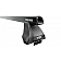 Rhino-Rack USA Roof Rack - 59 Inch Black 2 Bars Direct-Fit - JA4868