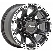 Cepek Wheel Torque - 17 x 8.5&nbsp;Black With Natural Lip - 250779
