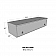 Westin Automotive Tool Box Side Mount Polished Aluminum Standard Profile - HTB60