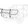 Warn Bumper Push Bar Black Steel 2 Inch Diameter - 105912