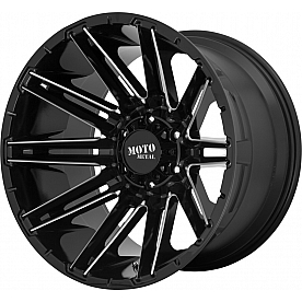 Moto Metal Wheel MO998 Kraken - 20 x 10 Black With Natural Accents - MO99821063318N