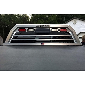 Magnum Truck Racks Headache Rack Louvered Aluminum Milled - 109LWM