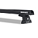 Rhino-Rack USA Roof Rack - 54 Inch Black - 2 Bars Direct-Fit - JA9112