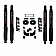 Skyjacker Suspensions Black Max 4 Inch Lift Kit - R19450K-B