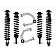 Icon Vehicle Dynamics 3-4 Inch Lift Stage 3 Suspension System - K40013