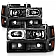 ANZO USA Headlight Assembly Rectangular Standard Beam Set Of 8 - 111507