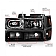 ANZO USA Headlight Assembly Rectangular Standard Beam Set Of 8 - 111507