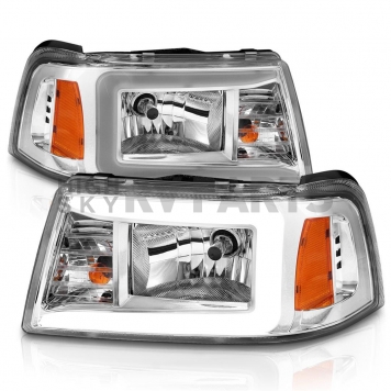 ANZO USA Headlight Assembly Rectangular Standard Beam Set Of 2 - 111512