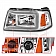 ANZO USA Headlight Assembly Rectangular Standard Beam Set Of 2 - 111512
