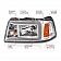 ANZO USA Headlight Assembly Rectangular Standard Beam Set Of 2 - 111512