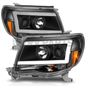 ANZO USA Headlight Assembly Rectangular Projector Beam Set Of 2 - 111517
