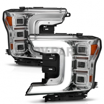 ANZO USA Headlight Assembly Rectangular Projector Beam Set Of 2 - 111521