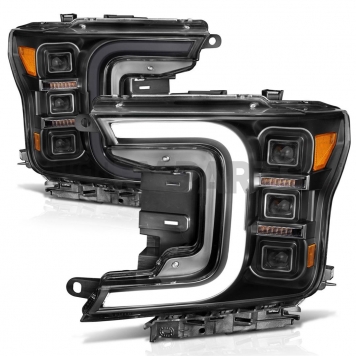 ANZO USA Headlight Assembly Rectangular Projector Beam Set Of 2 - 111520