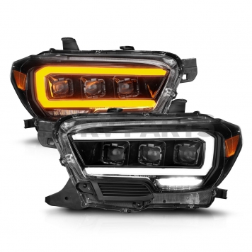 ANZO USA Headlight Assembly Rectangular Projector Beam Set Of 2 - 111562