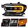 ANZO USA Headlight Assembly Rectangular Projector Beam Set Of 2 - 111562