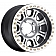 RaceLine Wheel RT232 AL Monster 17 x 8.5 Black With Natural Face And Beadlock Ring - RT232-78560-00-AL