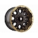 Ballistic Wheels 968 Shield - 20 x 10 Flat Black With Bronze Lip - 968200267+00FBFBZ