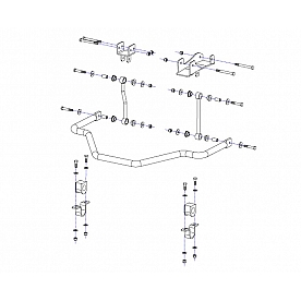 Roadmaster Stabilizer Bar 1129-145