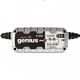 Noco Genius 15 Amp UltraSafe Battery Charger with JumpCharge Engine Start - G15000