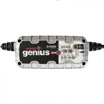 Noco Genius 15 Amp UltraSafe Battery Charger with JumpCharge Engine Start - G15000
