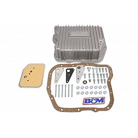 B&M Automatic Transmission Oil Pan Aluminum Silver - 10280