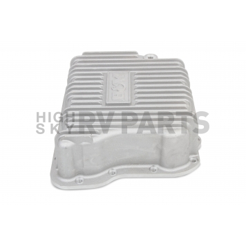 B&M Automatic Transmission Oil Pan Aluminum Silver - 10280-6