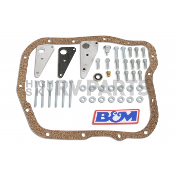 B&M Automatic Transmission Oil Pan Aluminum Silver - 10280-8