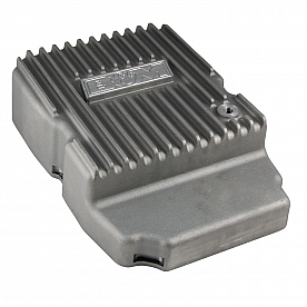 B&M Automatic Transmission Oil Pan Cast Aluminum Silver - 10300