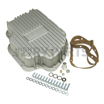 B&M Automatic Transmission Oil Pan Aluminum Silver - 20280