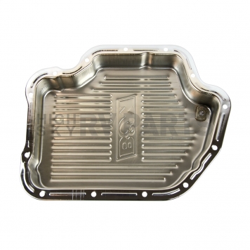 B&M Automatic Transmission Oil Pan Steel Silver - 20289-1