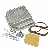 B&M Automatic Transmission Oil Pan Aluminum Silver - 30280