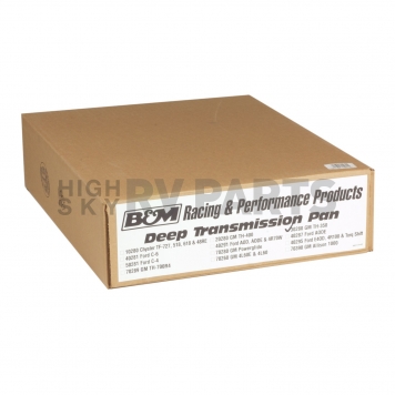 B&M Automatic Transmission Oil Pan Aluminum Silver - 30280-4