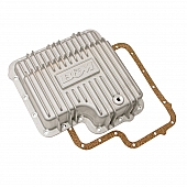 B&M Automatic Transmission Oil Pan Aluminum Silver - 40281
